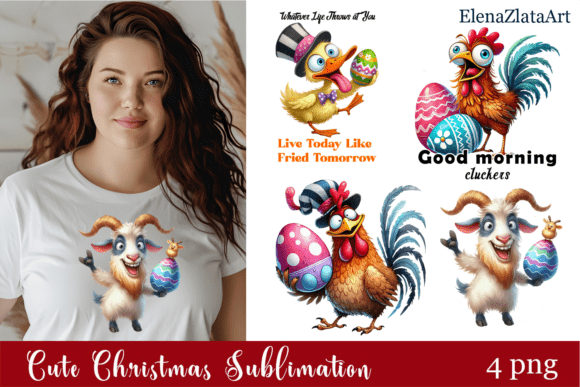 Give Your Easter Projects Some Sass with Spring Animal Sarcastic Easter Clipart
