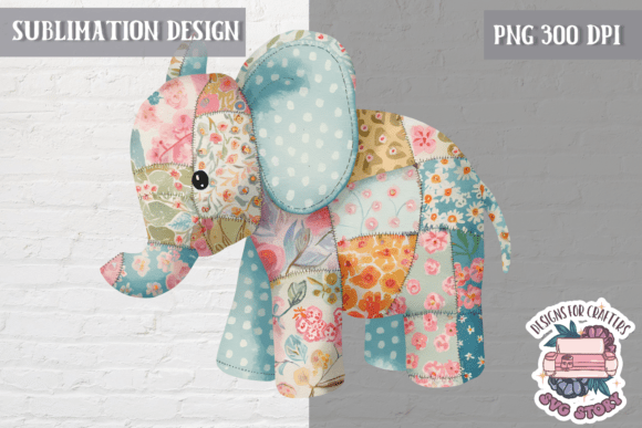 Patchwork Animal PNG Sublimation Cute: A Designer's Delight